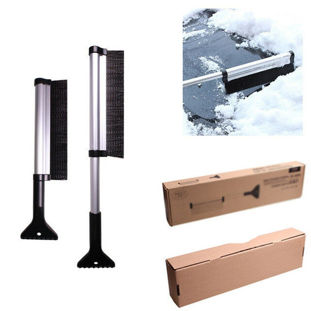 

1* Snow Shovel Deicing Brush Removal Ice Frost Scraper Sweeper Hand Tool Durable