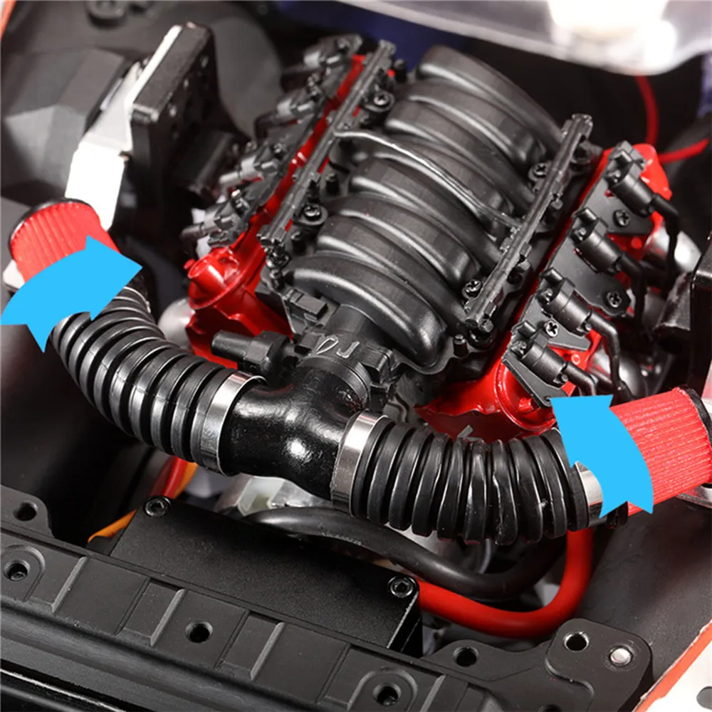 

DJC-0641 LS3 V8 6.2L engine common use 1:10 scale trx4 defender scx10 d90/110/130/with cooling fan temperature sensor Parts