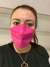 Mascarillas faciales reutilizables con filtro fpp2, respirador protector de 4 capas, higiénicas, 12 colores, CE, kn95