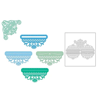 

2020 New Christmas Decoration Background Frame Embossing Metal Cutting Dies For DIY Album Scrapbooking Greeting Card no Stamps