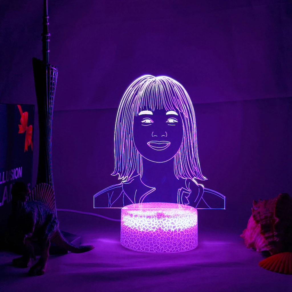 Korean Dramas Squid game No.240 JI yeong Figure 3D Lamp Night Lights For  Home Decoration Gigt To Friend USB Light RGB Neon Sign|LED Night Lights| -  AliExpress