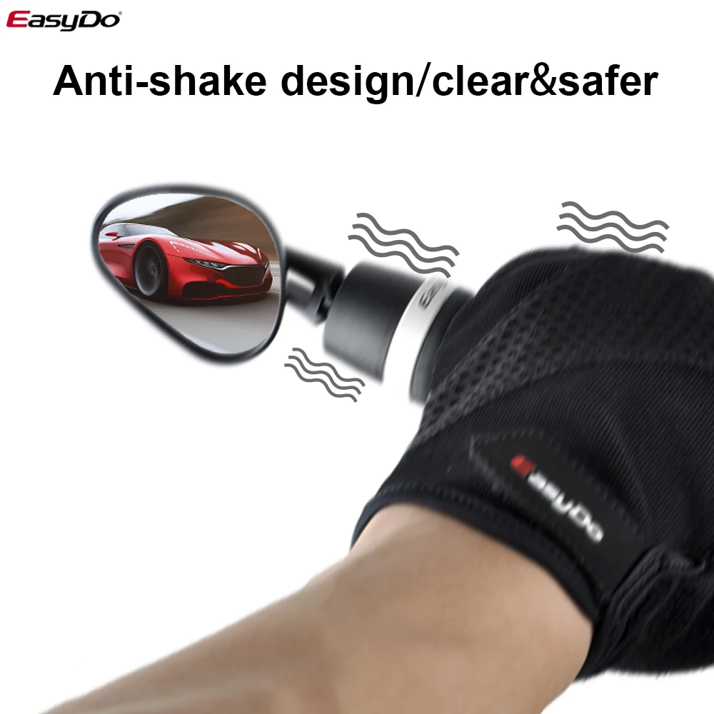 MTB Mirror Bike Rear View Bar End Sight Reflector Adjustable Left Mirror for Electric Scooter Road bike Easydo bicycle rearview mirror bike handlebar mirror motorcycle rearview mirror