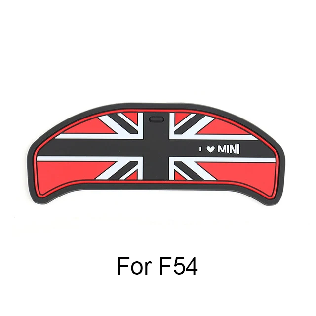 Black Jack For F54 Автомобильные кофейные подставки под стакан для хранения паз Coaster нескользящий коврик для Mini Cooper S JCW F54 F55 F56 F60 Countryman автомобильные аксессуары - Название цвета: Black Jack For F54