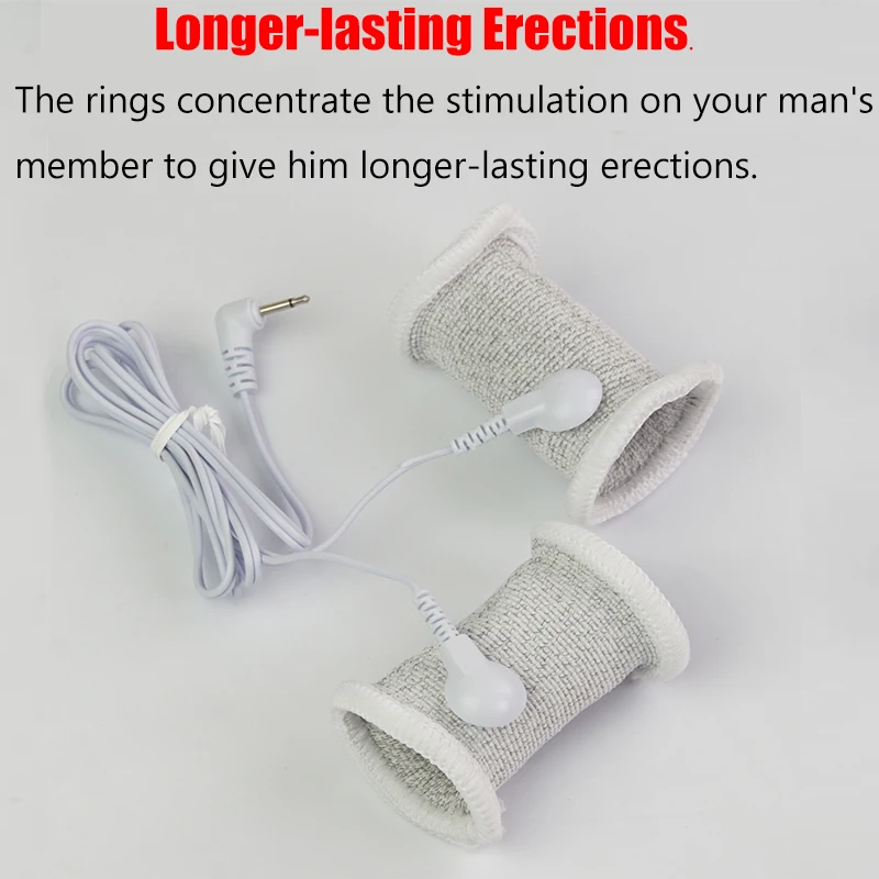 E-stim Masturbation,BDSM Sex Toys For Men,Hands-free Orgasm Electrostimulation Shock Therapy Penis Ring,Electrosex Cock Cage