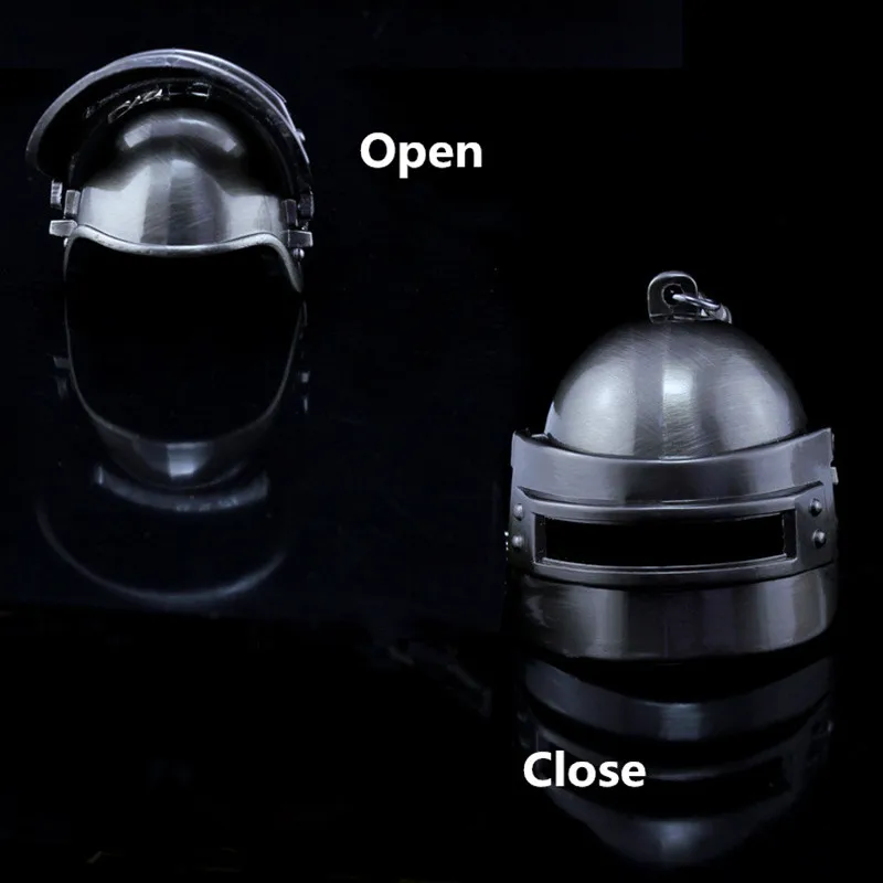  Game Playerunknown's Battlegrounds PUBG Cosplay Costumes Zinc Alloy Lv3 Helmet Armor Model Can open