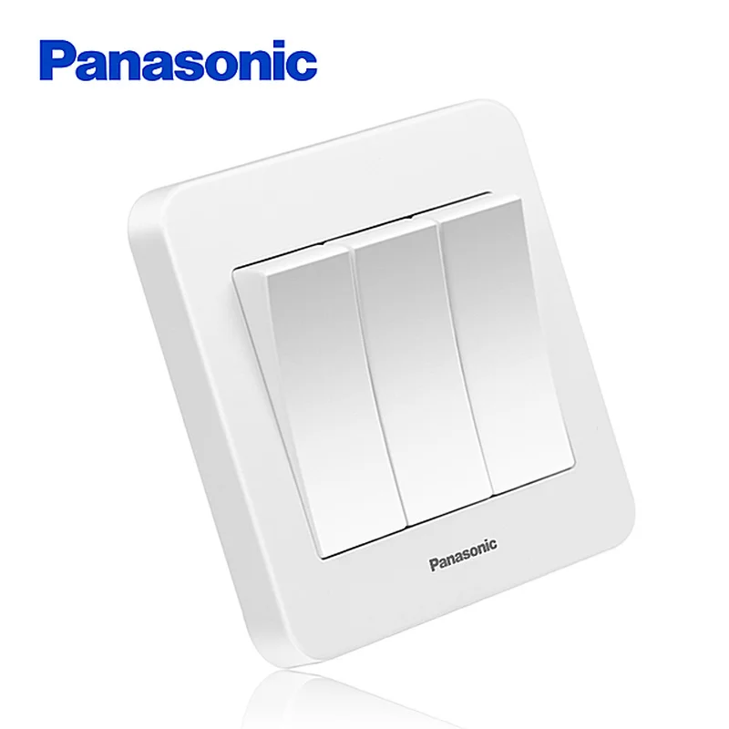 Panasonic Стандартный Переключатель ЕС кнопочный выключатель света 1 банда 2 банды 3 банды 4 настенный выключатель прерыватель
