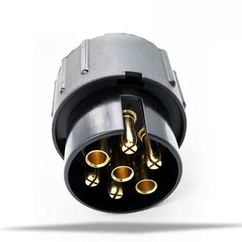 

1Pcs Trailer Socket European Standard 12V 7pin to 13pin Adapter Trailer Socket Connector Converter for Truck Trailer A30