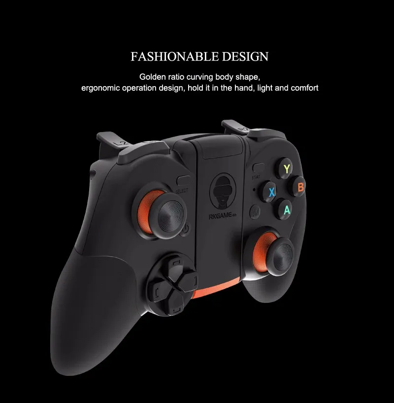 RKGAME 4th VR игровой контроллер геймпад для iOS, Android мобильный телефон/ПК планшет джойстик Bluetooth беспроводной пульт дистанционного управления геймпад