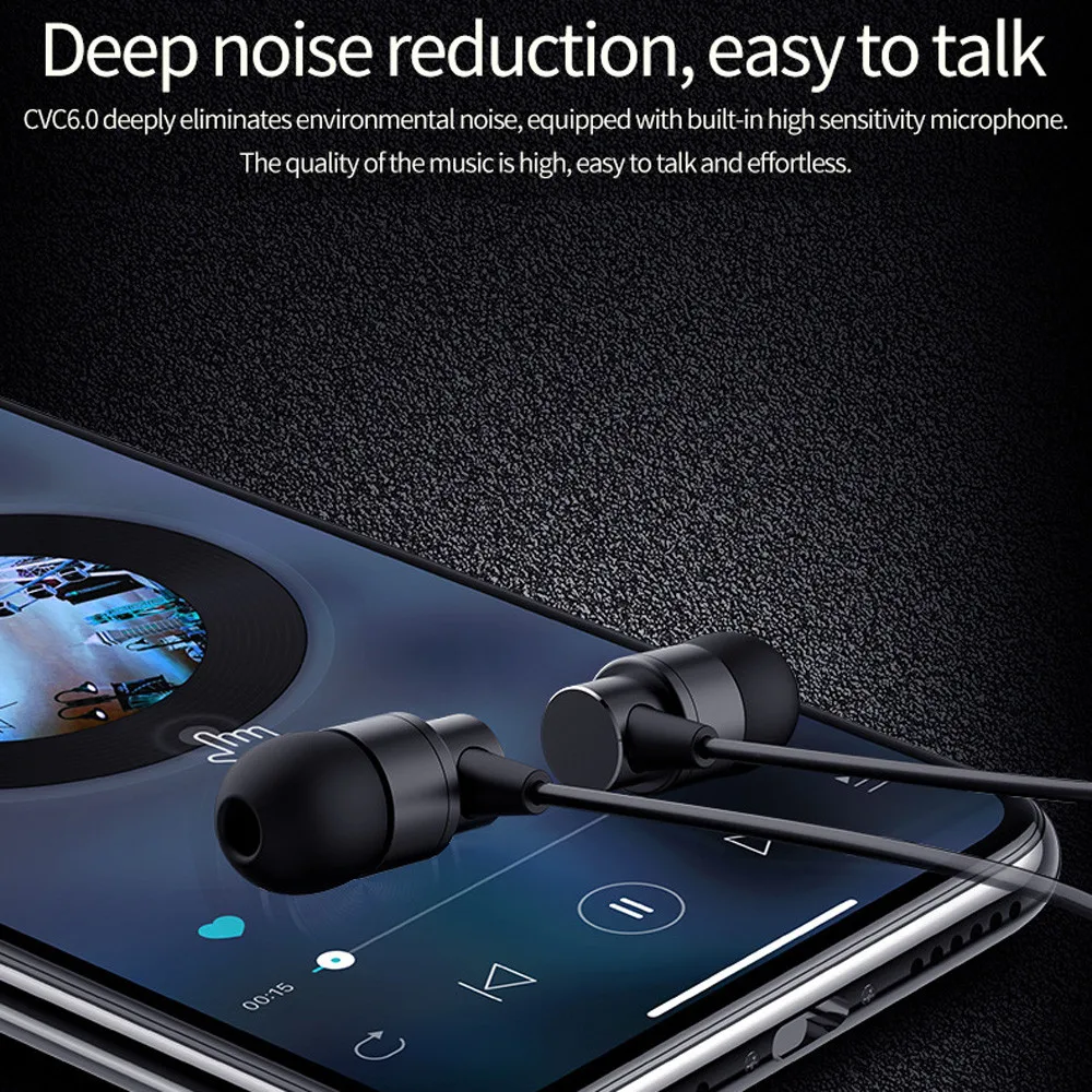 Bluetooth наушники стерео Спортивная Выдвижная Шейная беспроводная гарнитура с камерой с Bluetooth 4,1, встроенный HD микрофон