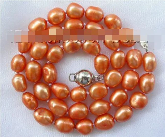 Потрясающее ожерелье из пресноводного жемчуга 9 10 мм в стиле барокко m59|Ожерелья| |