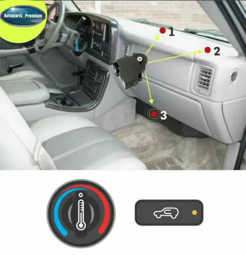 HVAC AC нагреватель воздуха смесь привод двери для GM Chevy Silverado GMC Sierra 604-106