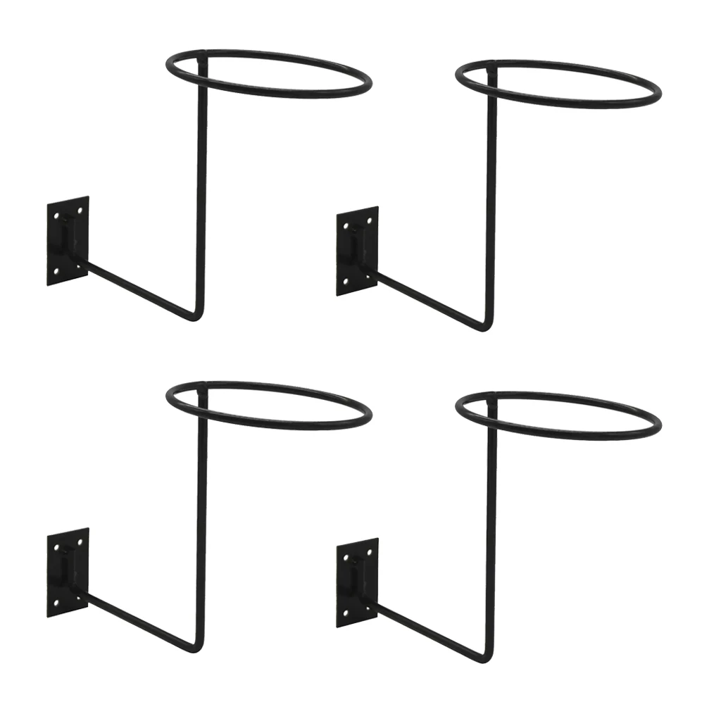 4 Pieces Black Metal Wall Mounted Hat/Cap/Wig Hanger Display Rack (20cm, Dia.13.5cm) 4 Pieces Black Metal Wall Mounted Hat/Cap/Wig Hanger Display Rack (20cm, Dia.13.5cm)