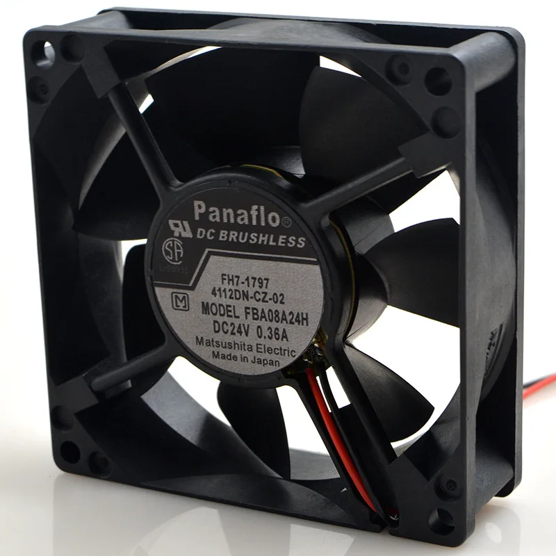 Ультратихий вентилятор шасси для Panasonic panaflo 8 см FBA08A24H 8025 24V