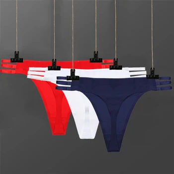 

Side Strap Seamless Thong G-String Underwear Lingerie for Women Ultra-thin Panties Female Sexy G-string Pant Ladies Underpants