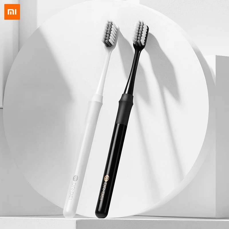 2 цвета Xiaomi доктор пастеризованная зубная щетка бамбук чистые мягкие волосы для