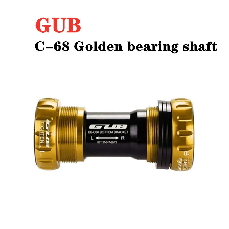 GUB резьба BB Shimano центральная ось Palin для полого колеса звездочки в прессованный центральный вал велосипеда