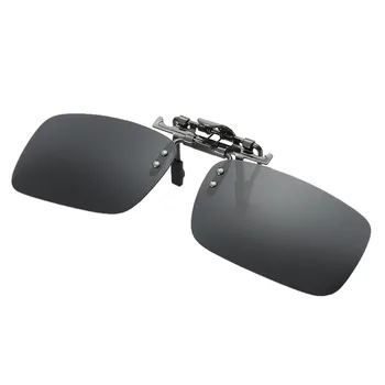 

Detachable Night Vision Lens Driving Metal Polarized Clip On Glasses Sunglasses Car Driver Goggles Anti-UVA UVB Sun Glasses #25