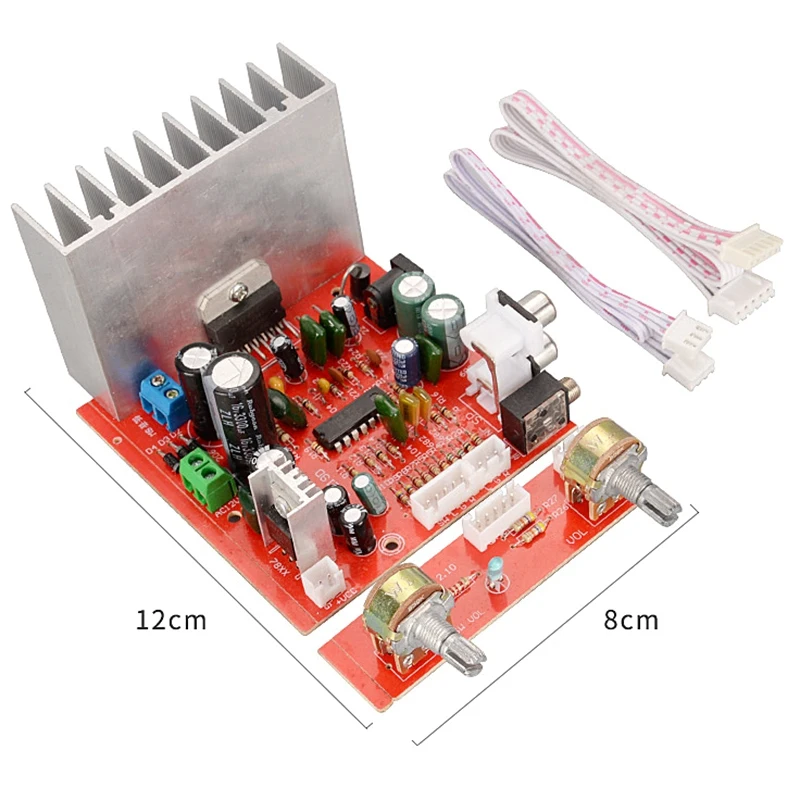 TDA7377 сабвуфер усилитель аудио Плата 38Wx3 Amplificador Mini Home Amp 2 1 канальный Hifi стерео