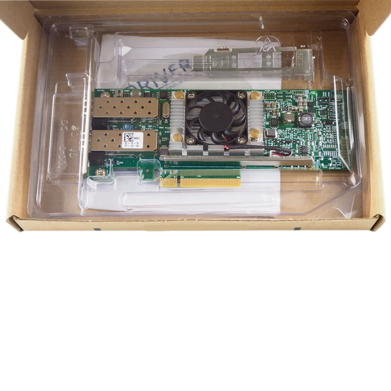 10 Гб PCI Express 8X Ethernet Сетевая карта-(для контроллера Broadcom BCM57810S), двойной SFP+ порт волоконно-серверный адаптер, с низким Pr