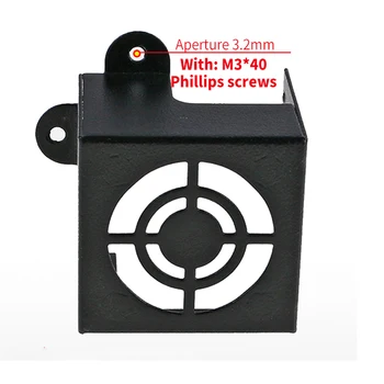 

CREAVIEW 3D Printer Parts Fan Cover CR-10S Fan Fixed Cover Protection Cover Cooling Fan Cover Print Head Fan Accessories