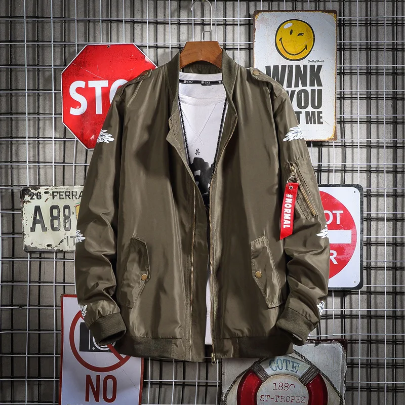 

Guapai Fashion 088-j17129-p65 100% Polyester Autumn Clothing Large Size Jacket Men's