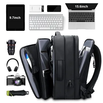 

Backpack Men's Multi-Function Business Trip Can Be Expanded Backpack Large Capacity Travel Bag 17-Inch Computer Bag Casual