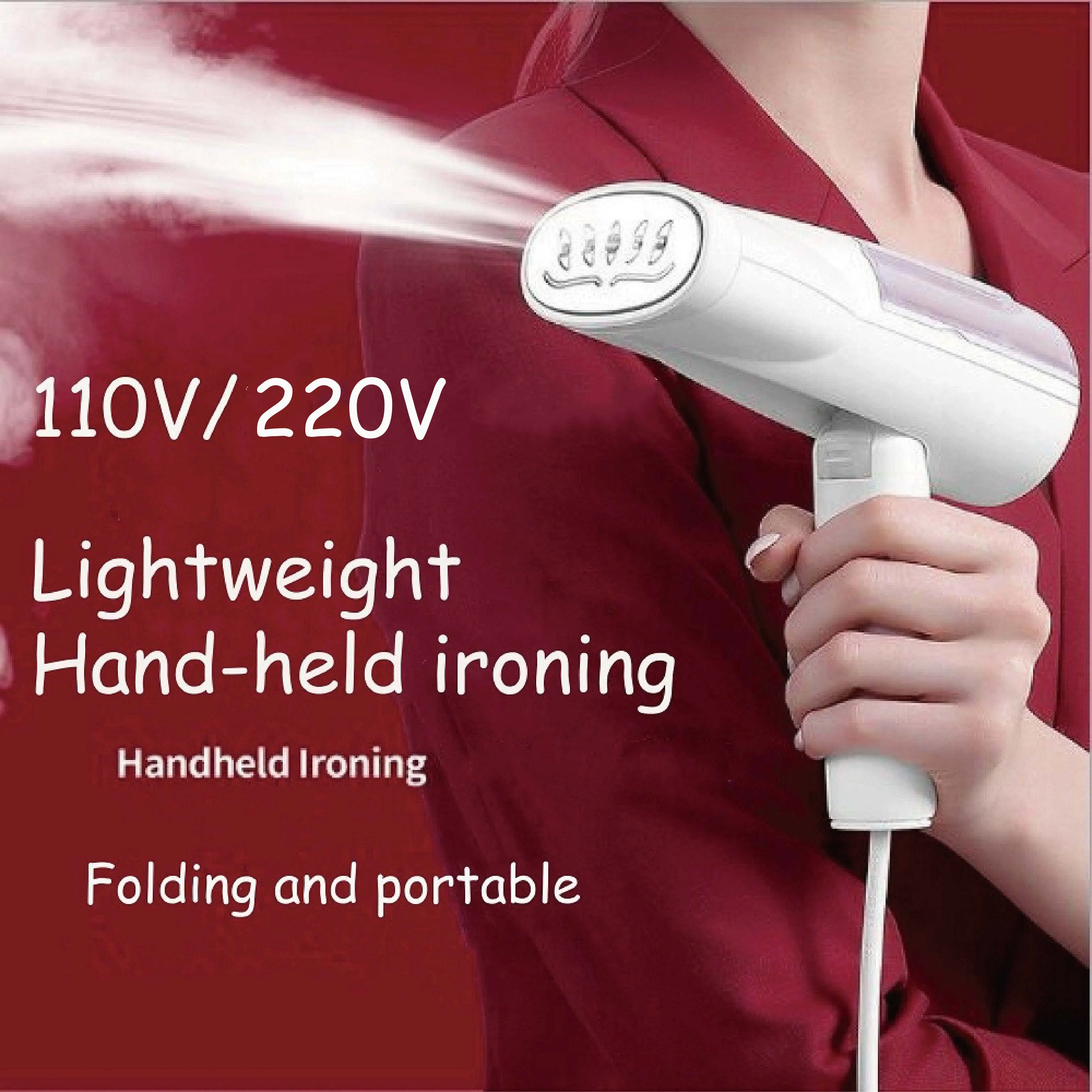 

110V /220V handheld clothes ironing machine iron steam brush mini portable flat ironing ironing travel home ironing machine