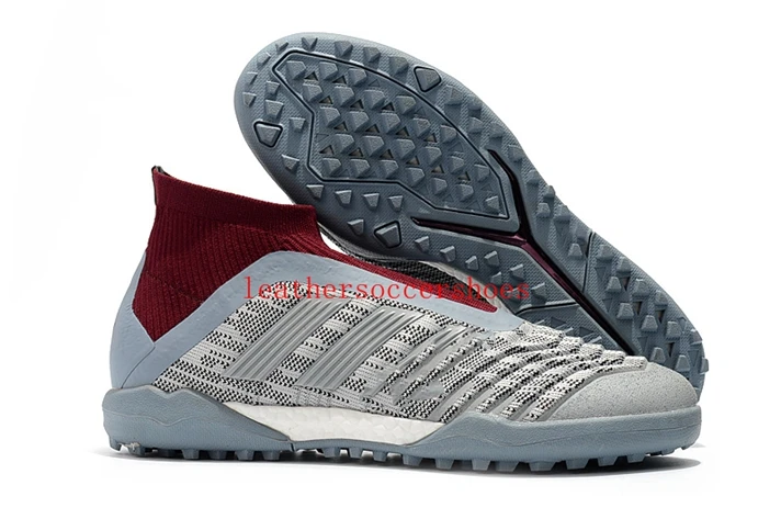 9 Дешевые мужские кожаные футбольные бутсы Predator Tango accelerator 18 в TF turf футбольные бутсы домашние футбольные бутсы chuteiras Pogb - Цвет: 9