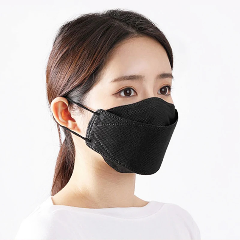 

New willow leaf four layer antifoam kn95 mask kf94 three section disposable mask N95 dust mask