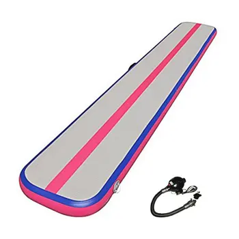 

Inflatable Balance Beam Cushion Training Mattress Air Floor Gymnastics Mat Trick Pad For Somersault Sports With Electric Pump