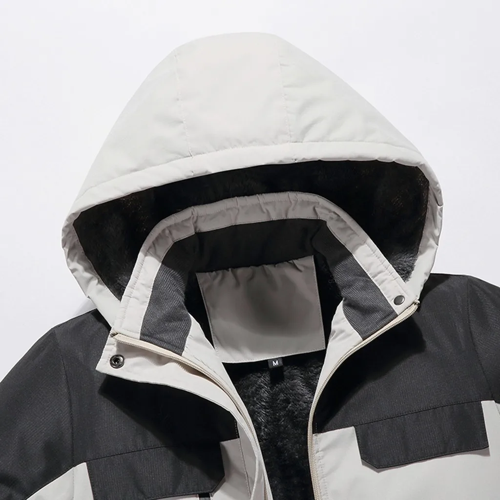 snowboard impermeável resistente a riscos multi-pocket casacos