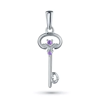 

Pendant made of silver with amethyst