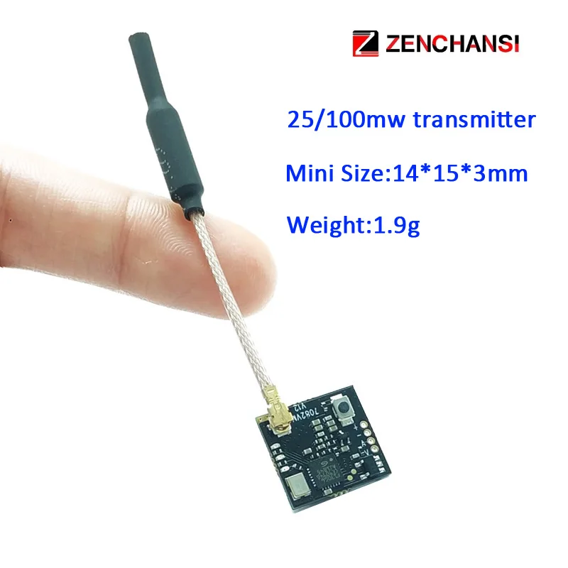 EWRF Upgraded version e7082VM 5.8G 40CH 25/100mW Adjustable FPV Transmitter Support Smartaudio Betaflight Cleanflight OSD | Игрушки и