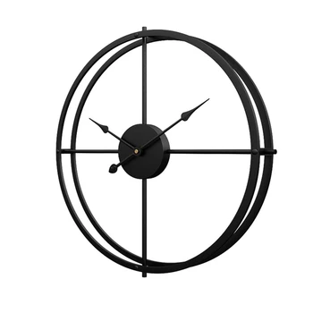 

Short 3D European Mute Watch Wall Clock Home Office Decorative Wall Clock Modern Design Wall Hanging Home Decoration
