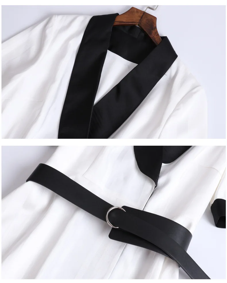 Женское платье, весна-лето, S-XL, модное, простое, пэчворк, v-образный вырез, короткий рукав, тонкое, с поясом, ТРАПЕЦИЕВИДНОЕ, элегантное платье, длина до колена, белое