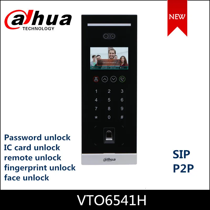 Dahua VTO6541H Face Recognition Door Station Video doorbell support fingerprint unlock and face | Безопасность и защита