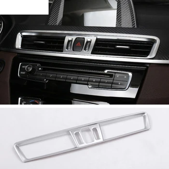 

For BMW X1 F48 2016-2018 Accessories ABS Matte Chrome Console Air-Conditioning Vent Cover Trim for BMW X2 F47 2018
