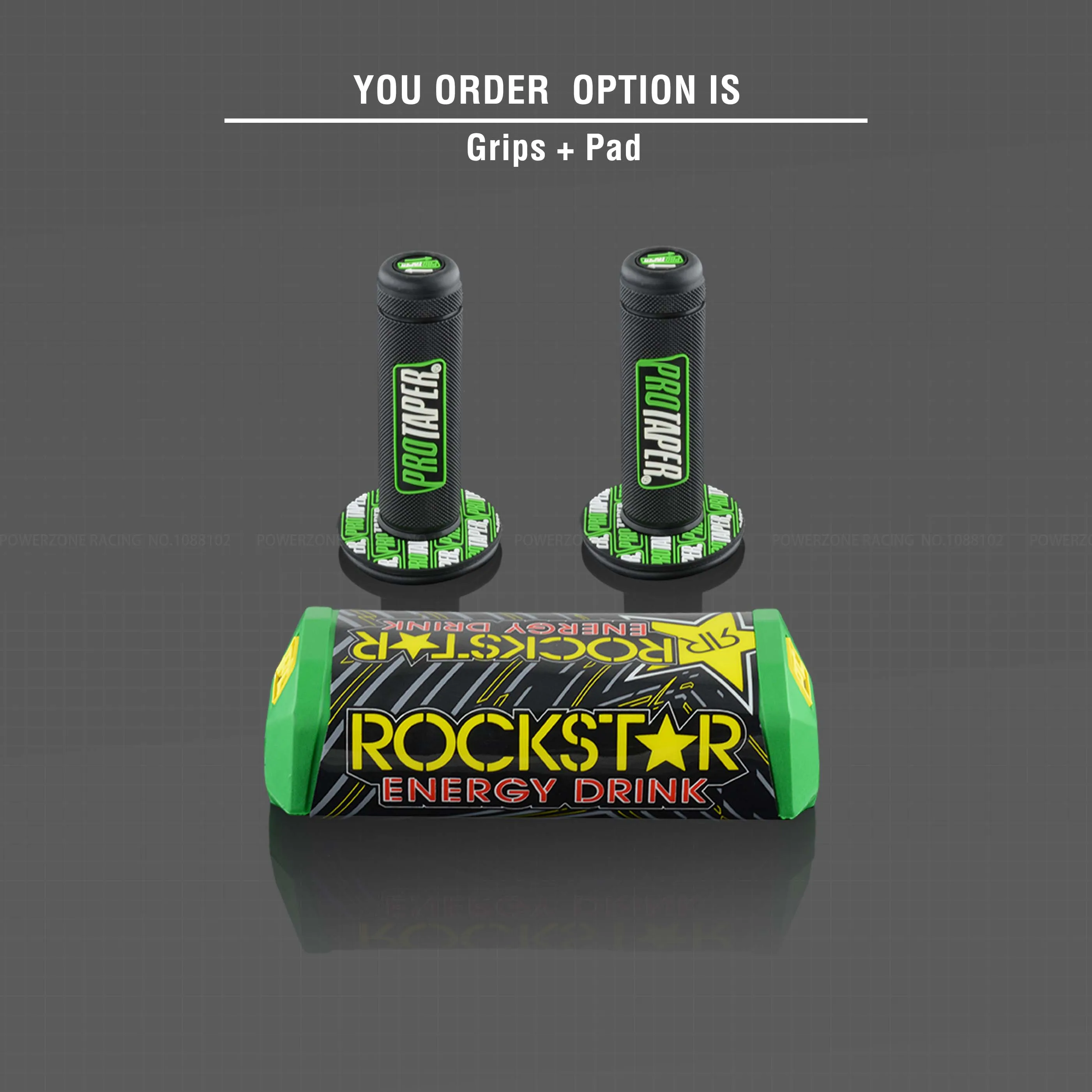 Green Pad Grip Руль для Pro Taper Pack Bar 1-1/" Классическая дверная ручка барные Колодки Ручки Pit Pro Racing Dirt Pit Bike мотоцикл с адаптер cnc - Цвет: Green Pad Grip
