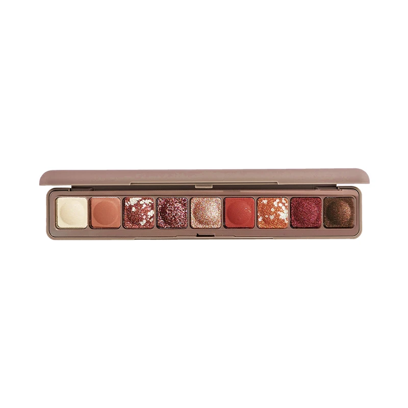 

9Color Nude pearlesce Pearlescent Eyeshadow ShiningMakeup Glitter Pigment Smoky Eye Shadow Pallete Waterproof Cosmetics T0957