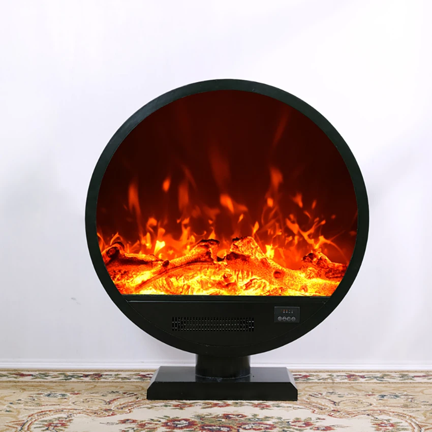 1500W Electric Fireplace Firebox Simulation Flame Burner Artificial  Emulational Charcoal Flame Decoration Room Heater 220V/110V - AliExpress