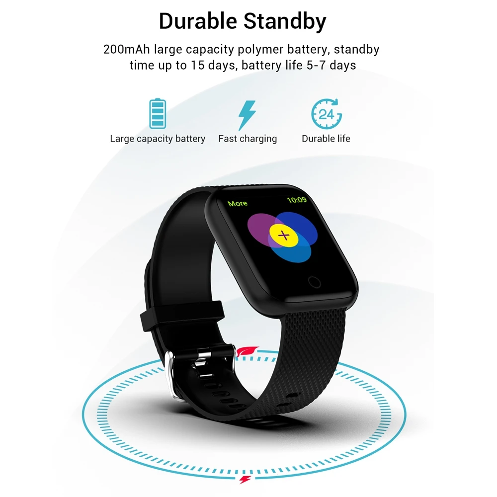 Умные часы OLLIVAN TF8, 1,3 дюймов, водонепроницаемые, для Iphone, Android, умные часы, монитор сердечного ритма, функция сна для мужчин и женщин