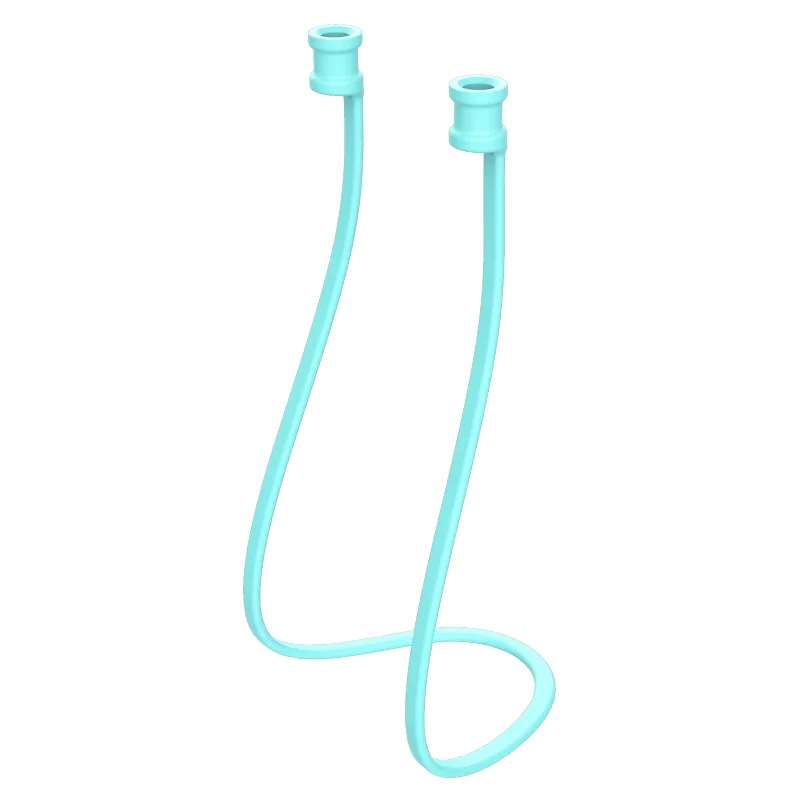 Модный силиконовый шейный ремешок для Apple Airpods анти-потеря веревки силиконовый шнурок 2 поколения беспроводные наушники Веревка Линия - Цвет: 02