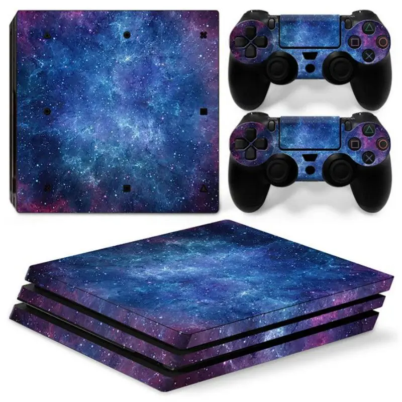 Дизайн Виниловая Наклейка для PS4 Pro консоль+ 2 кожаная наклейка на контроллер для sony Playstation 4 Pro игровые аксессуары