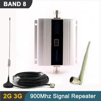 

2G 3G Signal Booster Repeater Kit 900Mhz GSM Cell Phone Cellular Signal Range Extender Amplifie with Outdoor Indoor Antenna