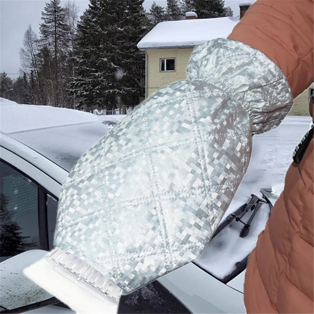2 шт. скребок для льда на лобовое стекло автомобиля щетка для лопаты с теплыми перчатками инструменты для удаления снега это для зимнего автомобиля грузовика лобовое стекло