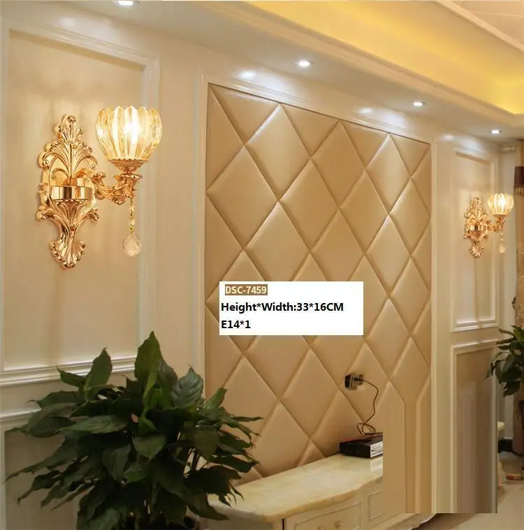 Настольная Фреска Interieur Tete De Lit Wandlampen Lampen Современная хрустальная спальня аппликация Murale светильник для дома настенный светильник