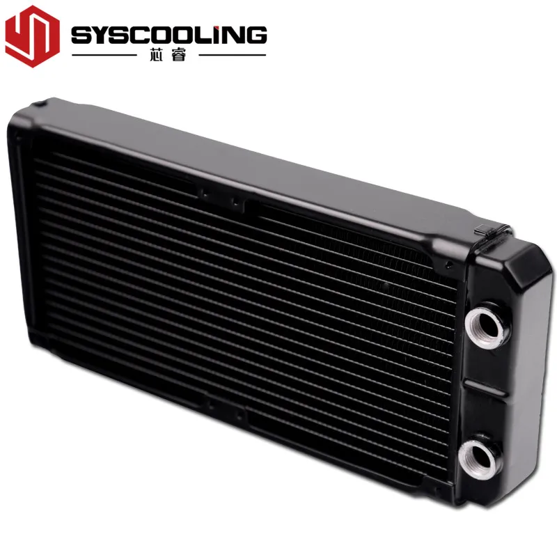 Syscooling water cooling aluminum radiator 240mm radiator with G1 4 thread for PC water cooling system 5