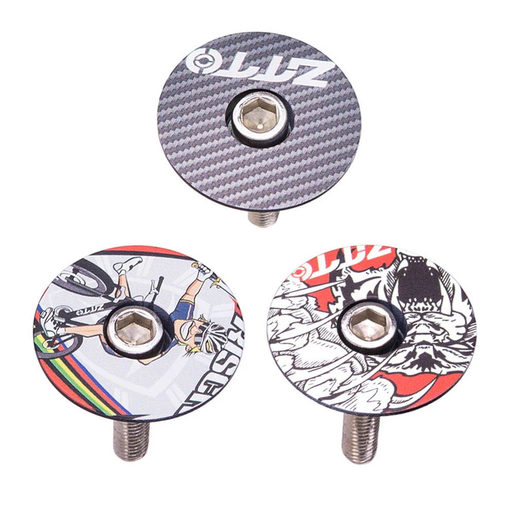 ZTTO MTB Road Bike Bowl Cover Bicycle Stem Top Cap for 28.6mm Fork Tube
