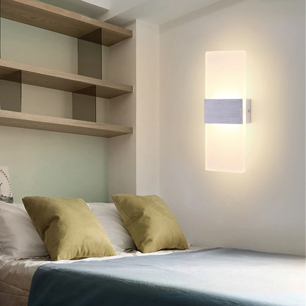 14 22  29CM LED Acrylic Wall Lamp Modern Living Room Interior Wall Lamp Bedroom Corridor Night Light Home Decoration Lamp  7