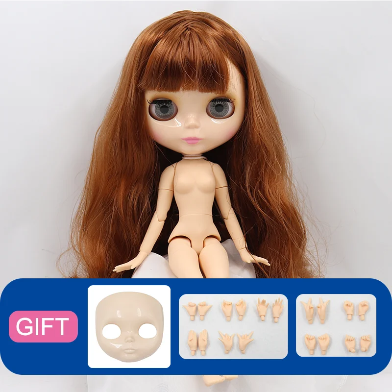 ICY Blyth кукла из натуральной кожи шарнир тела bjd игрушка глянцевое лицо блестящее лицо специальная цена одна распродажа 1/6 30 см - Цвет: 9011